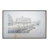 Bayonne, old illustration, printed in 1890.