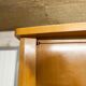 Scandinavian wardrobe 1960 honey color 4 doors L 205 cm