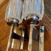 Pair of Mid-century Scandinavian Brutalist wall lights (1960s-70s)