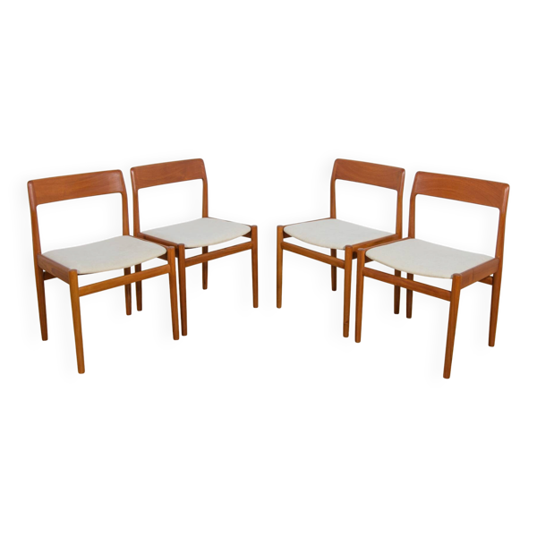 Chaises de salle à manger des années 50 de Dalescraft, Royaume-Uni, années 1960, ensemble de 4.