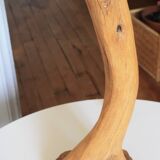 Lampe bois d'olivier et nacre