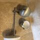 Vintage metal ball lamp