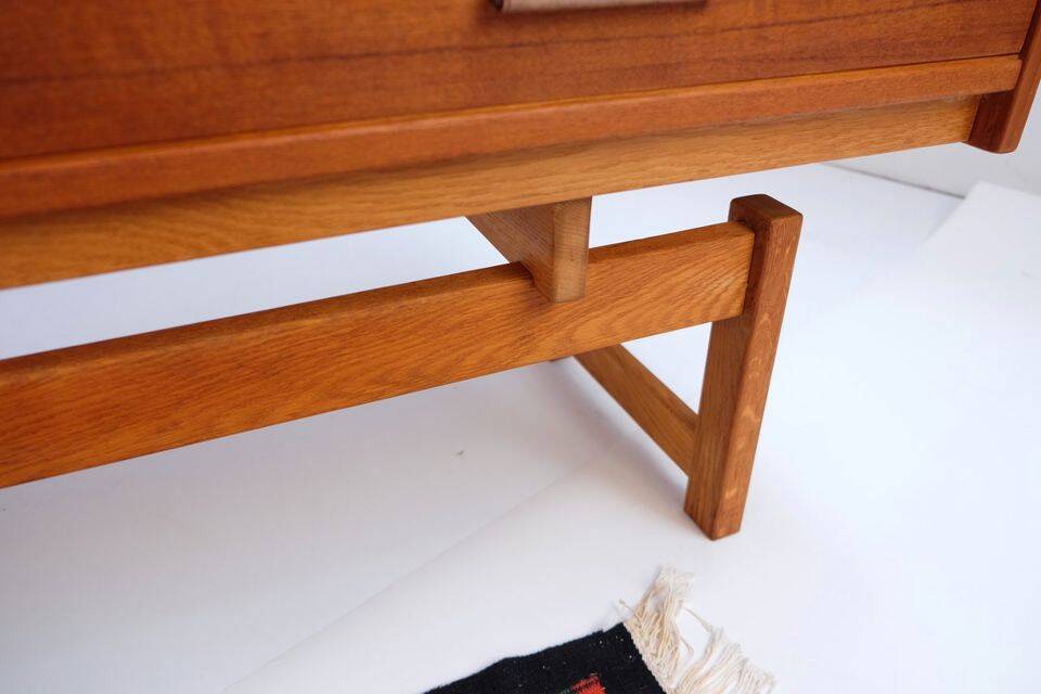 Teak buffet in retro vintage style from the 60s-70s.