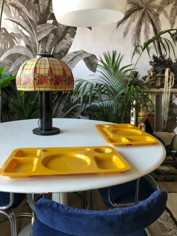 Set of two Guzzini trays