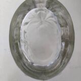 Vintage 1960s thick glass carafe pitcher