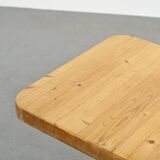 Square table, Charlotte Perriand, Les Arcs 2000, circa 1975