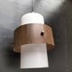 Vintage glass pendant light