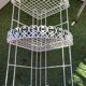 White metal corner shelf
