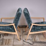 Set of 4 armchairs designed by J. Jiroutek, TON Czechoslovakia, 1960s