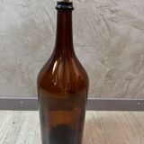 Large amber bottle