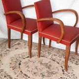 Paire de fauteuils bridge
