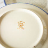 2 blue dessert plates Tulowice