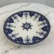 Large flat plate Sarreguemines Terre de fer Cluny