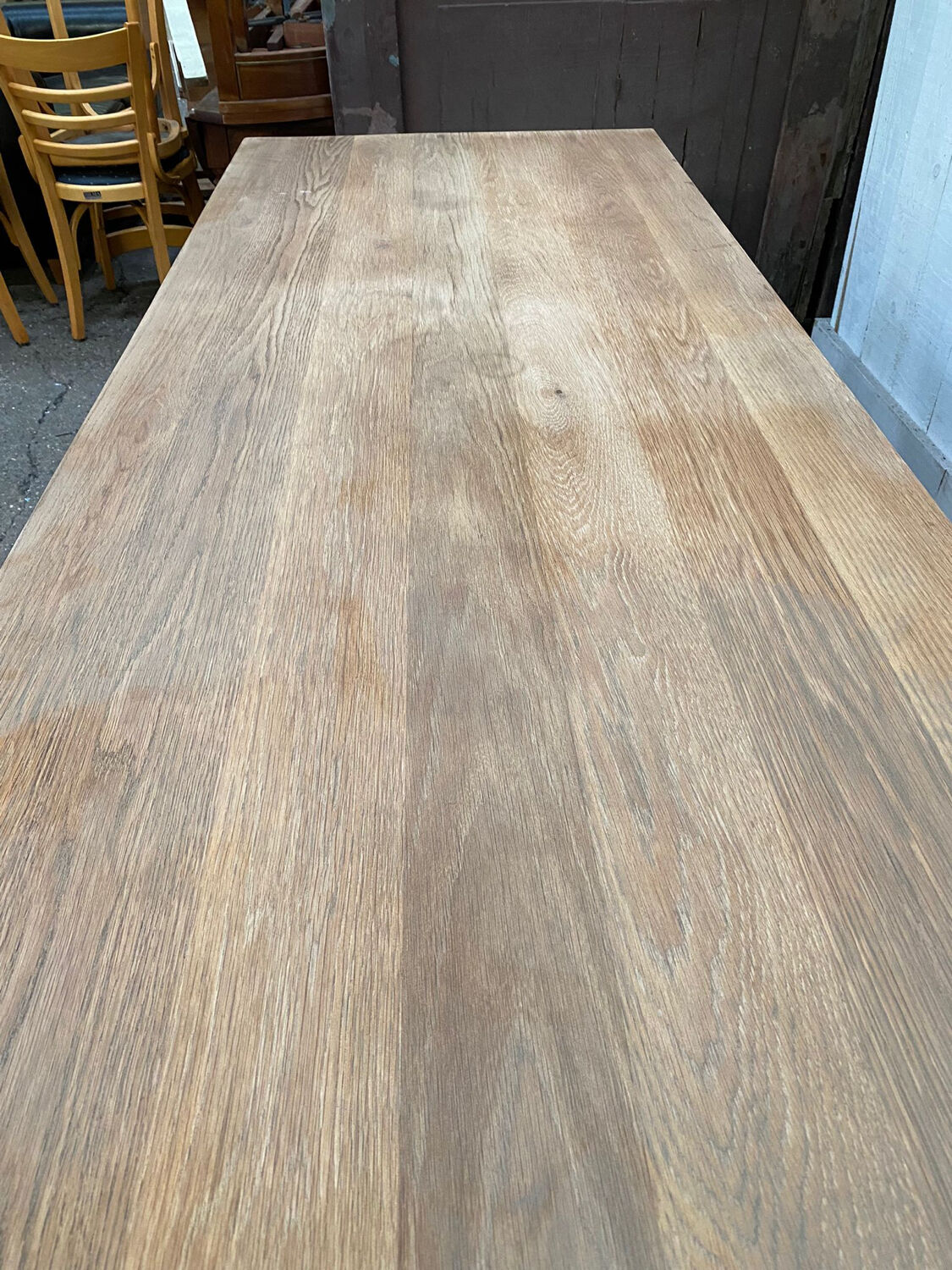 Table de ferme décapée et restaurée
