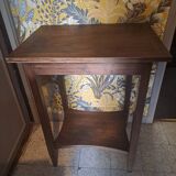 Table d'appoint console bois a rabat, style Art Déco