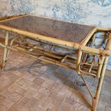Rattan coffee table