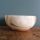 Empty bowl onyx alabaster pocket