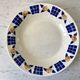 Hollow dish / salad bowl badonviller with geometric patterns 30s