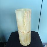 Onyx scroll vase h=25cm