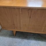 Vintage Scandinavian style sideboard in light wood
