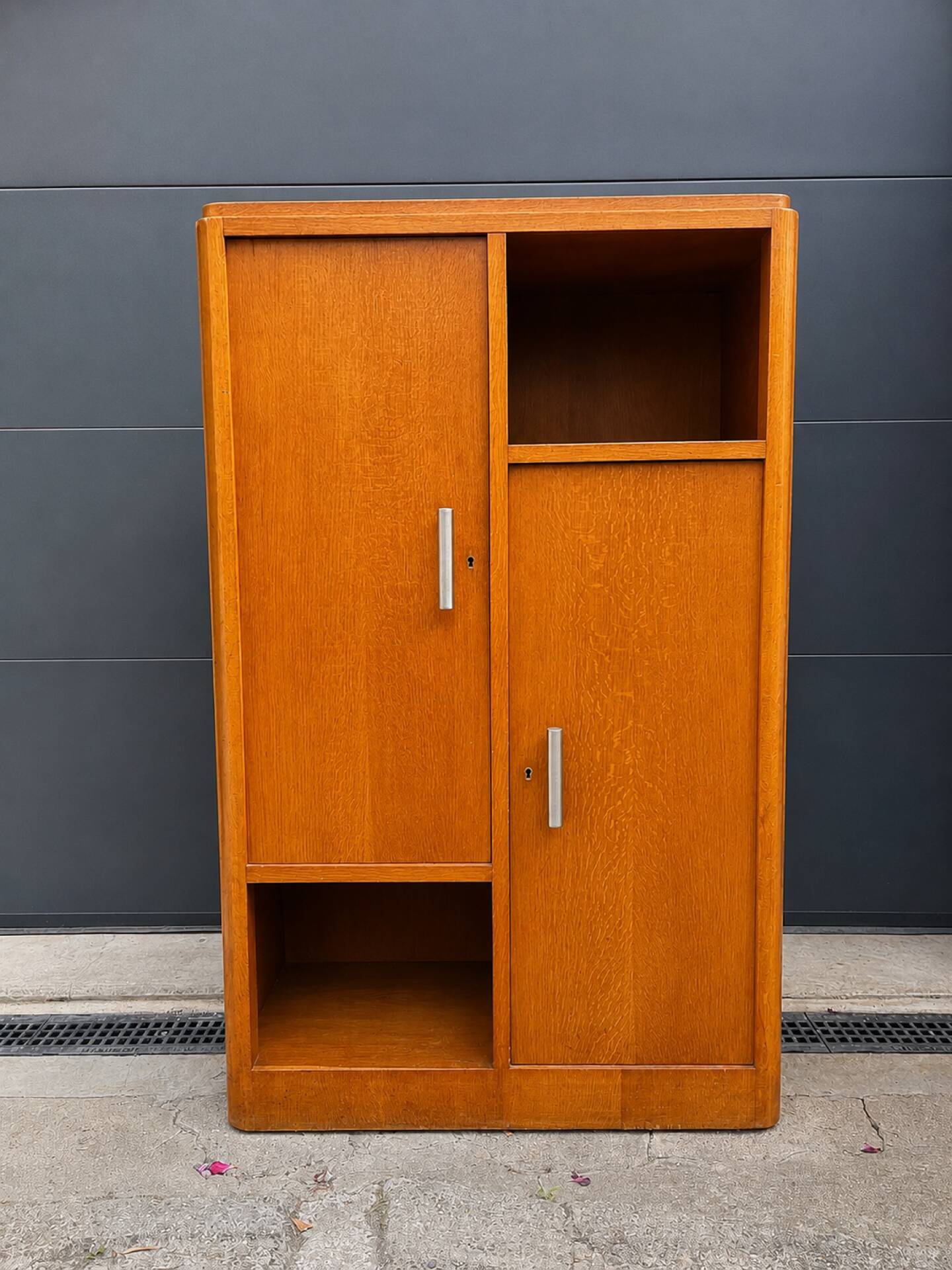 1960s wooden wardrobe