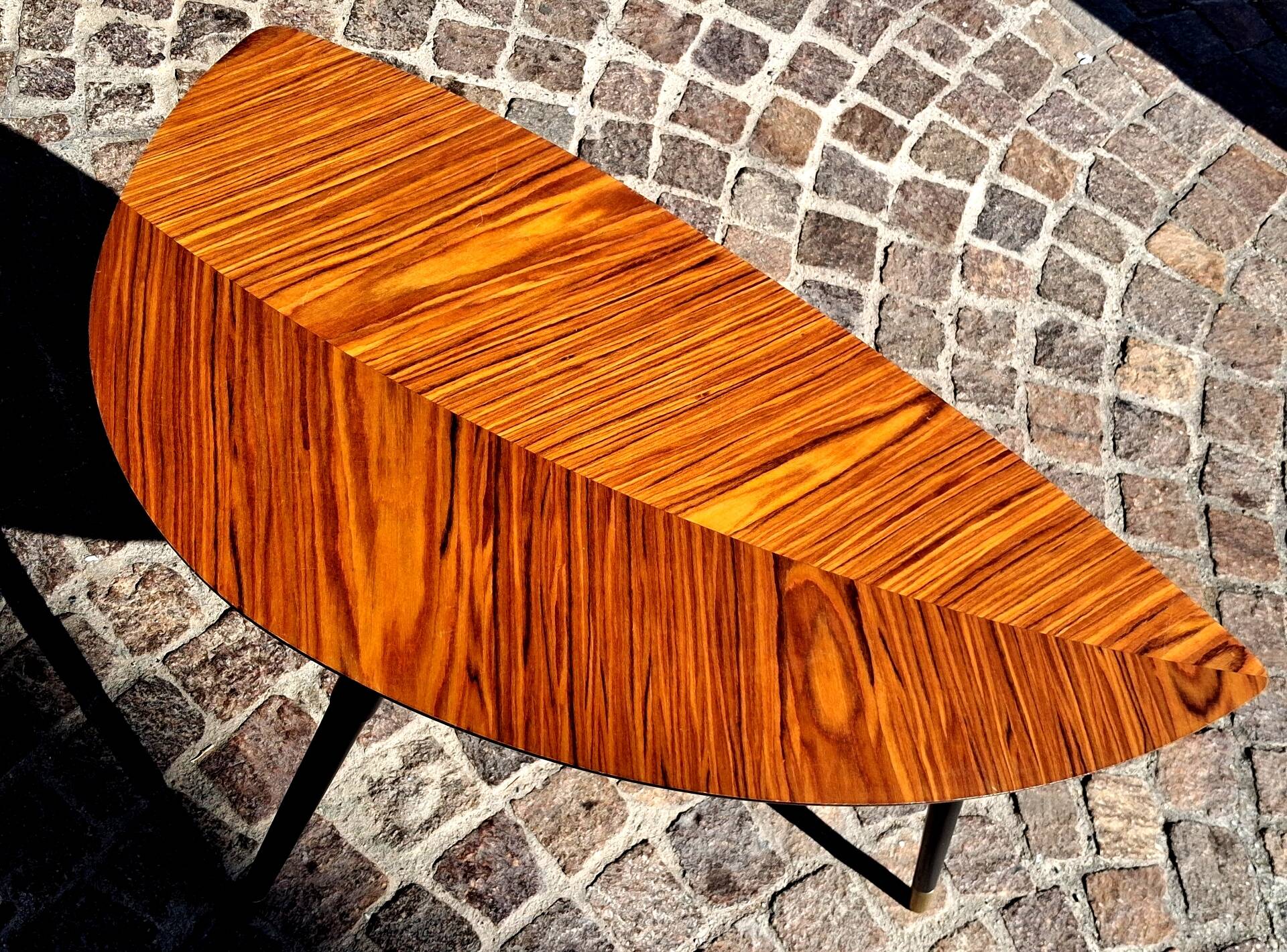Vintage coffee table with 1970s Scandinavian design.