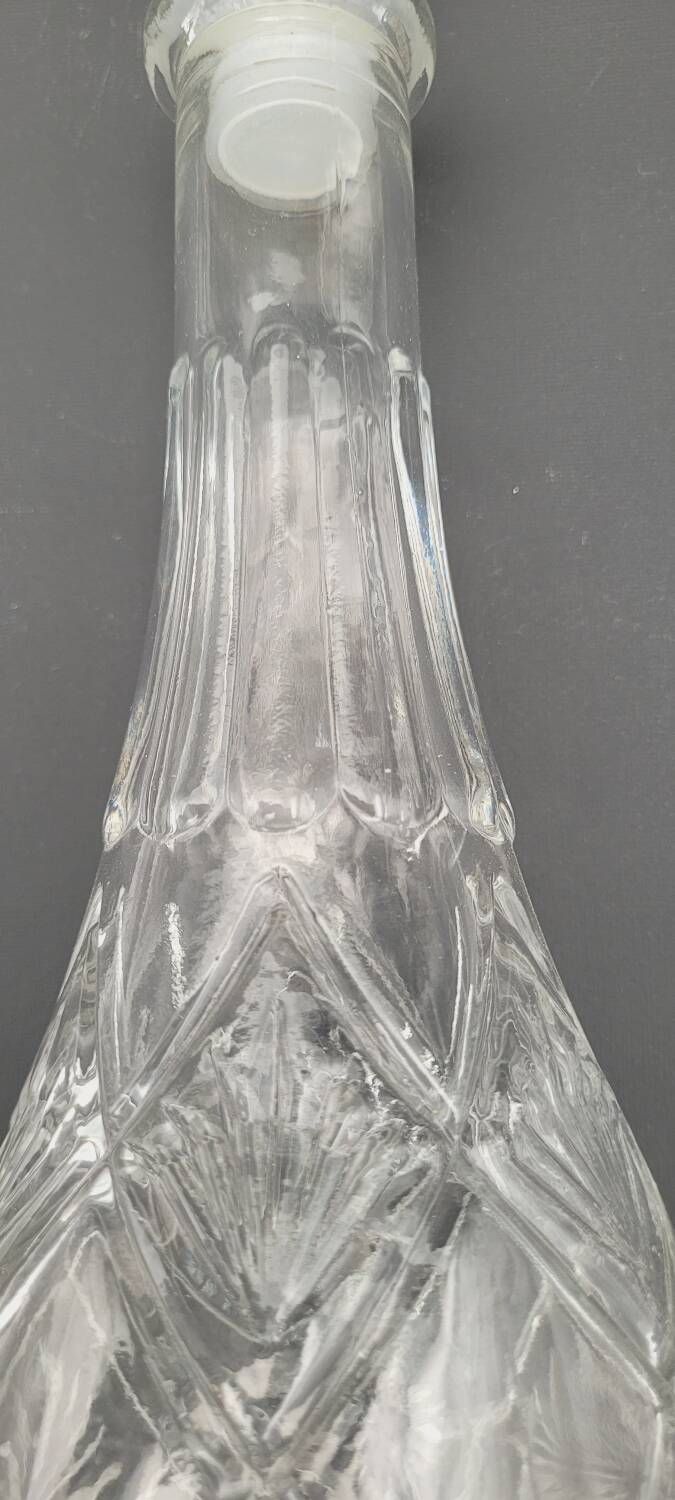50's molded glass carafe