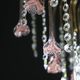 Meryl Streep, Pink Murano Flowers and Crystal Drops Chandelier, 1980s