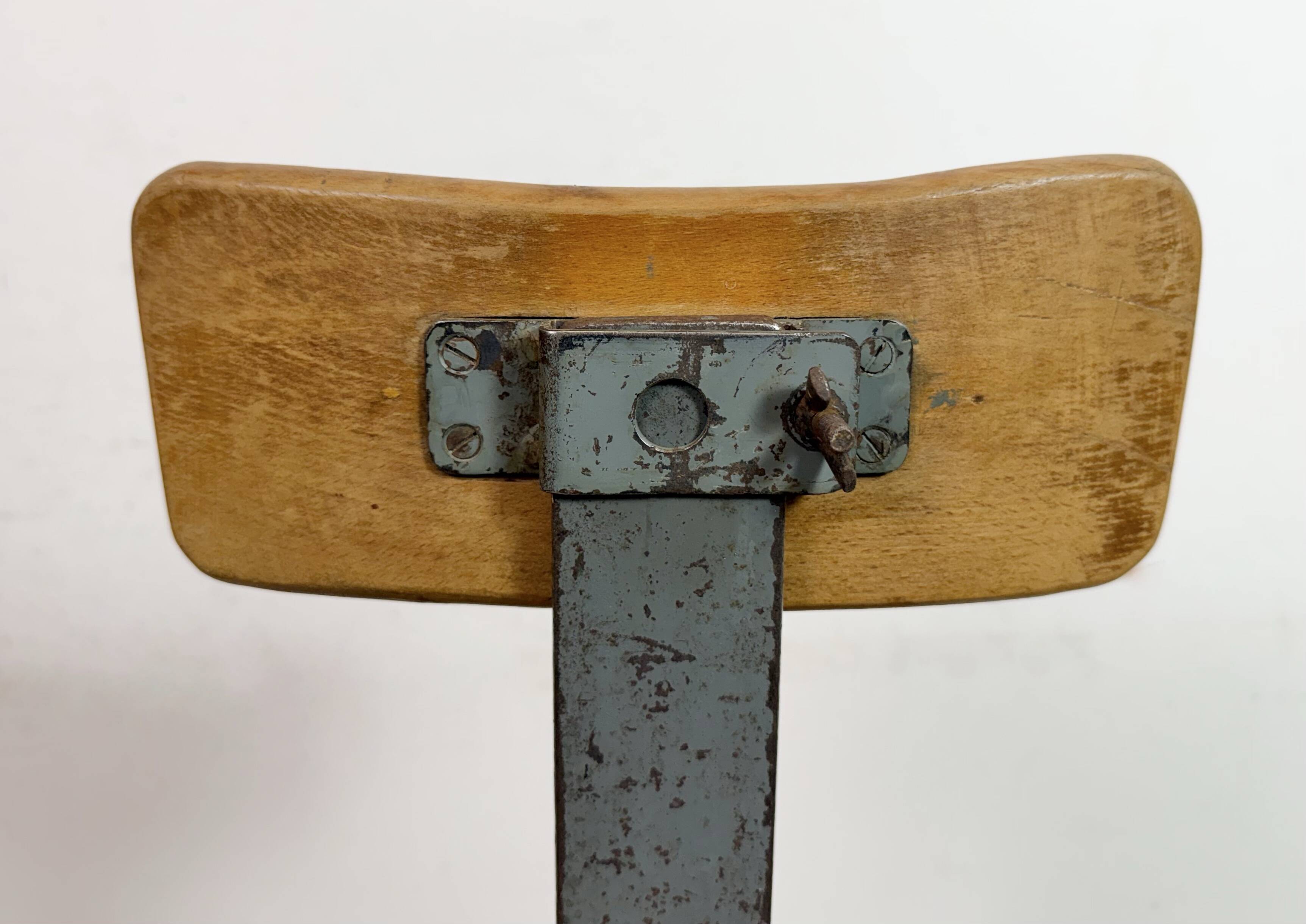 Industrial Factory Swivel Chair, 1950s