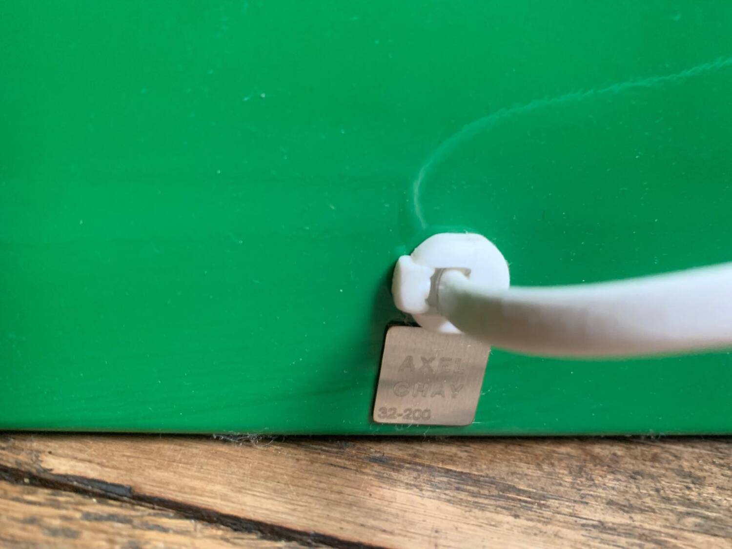 Axel green floor lamp Monoprix