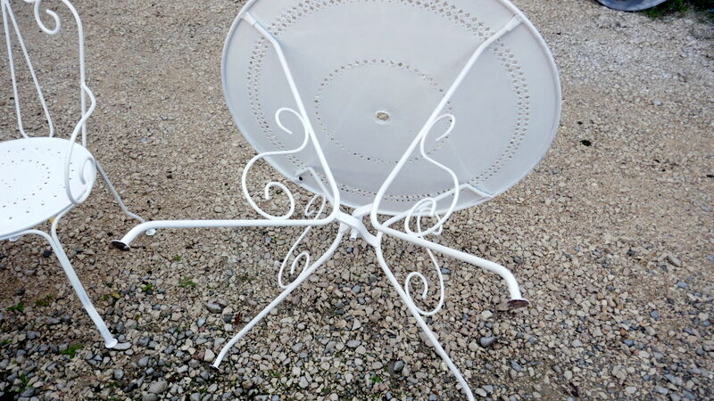 Garden furniture in old wrought iron 5 rooms