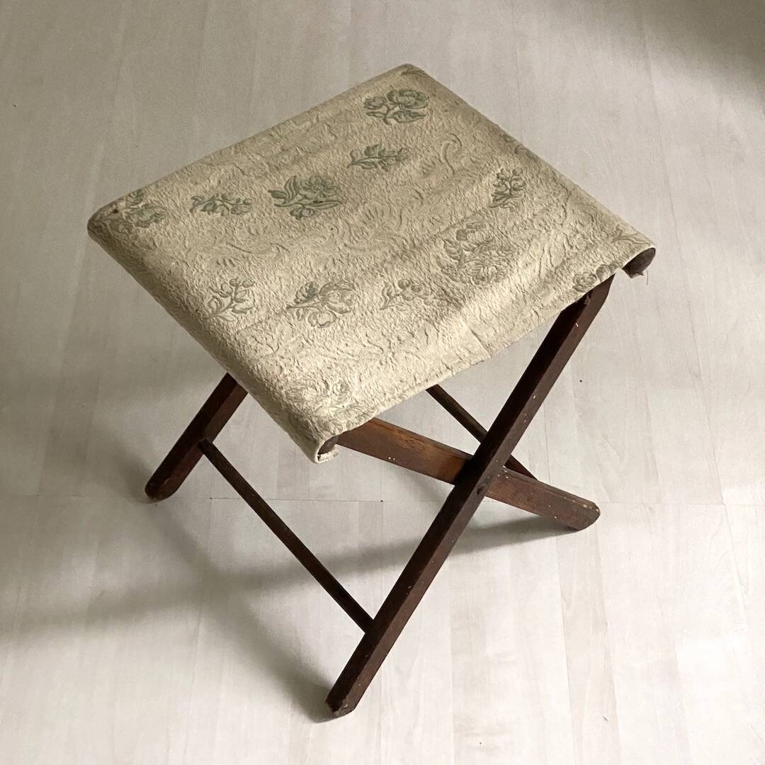 Vintage folding stool