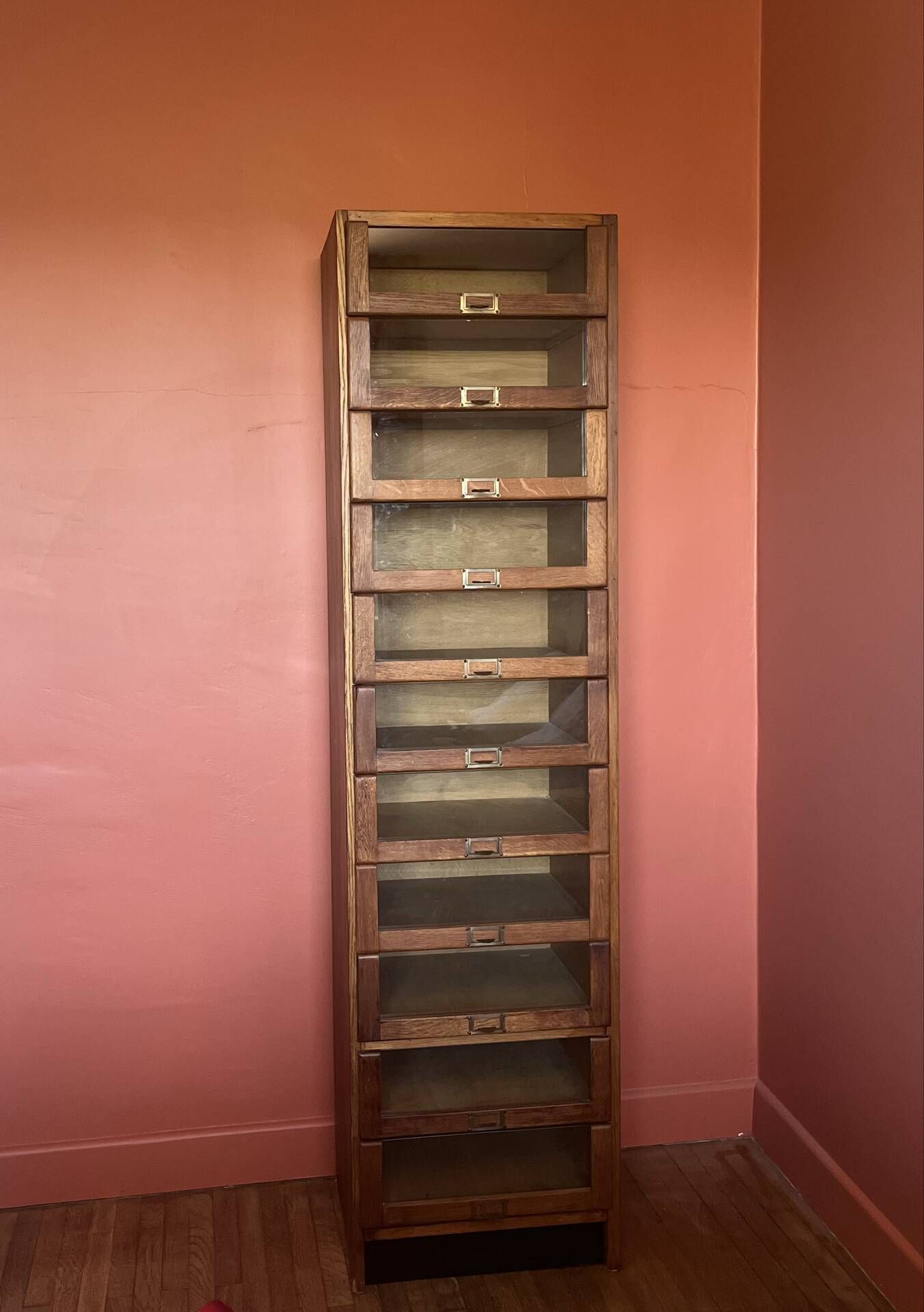 Old haberdashery furniture, workshop furniture.