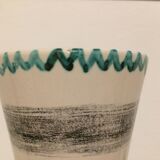 Ceramic vase geometric patterns, 60s