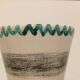 Ceramic vase geometric patterns, 60s