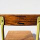 Chaise d'école tubax. vintage 50s