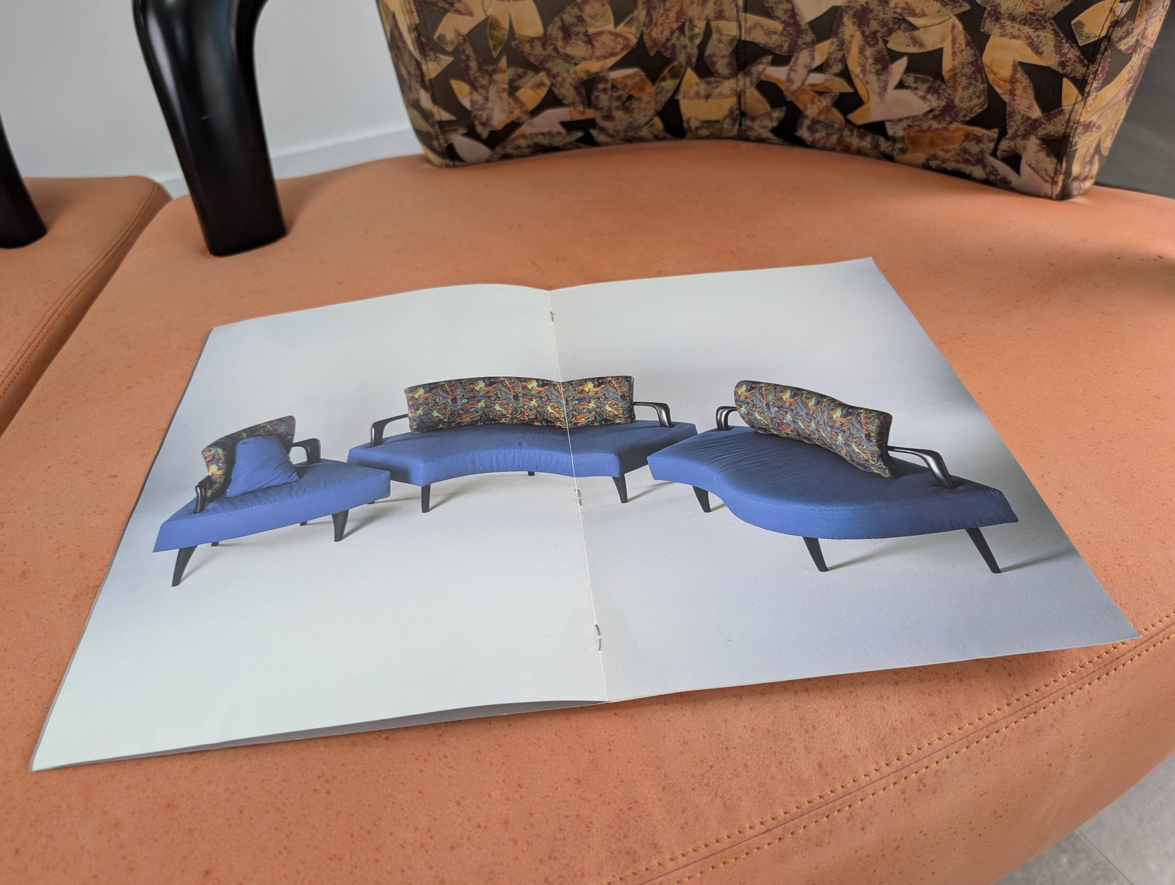 Pair of Esprit Modular Lounge Chairs by Brunati & Zerbaro, 1980s