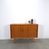 Mid Century Deens teak hoog dressoir