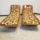 Pair of sun loungers Vintage Lafuma 1970 - NEW