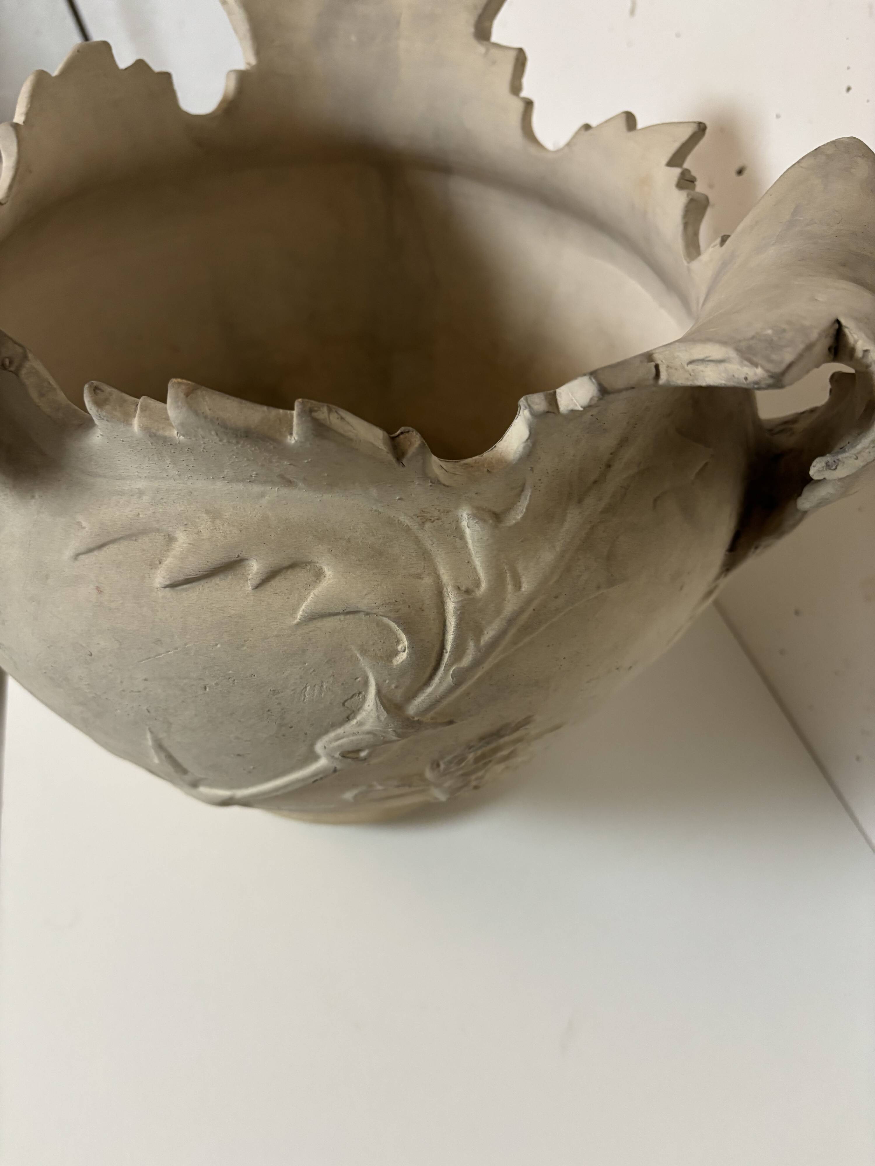 Thistle flowerpot, Jerome Massier, Vallauris