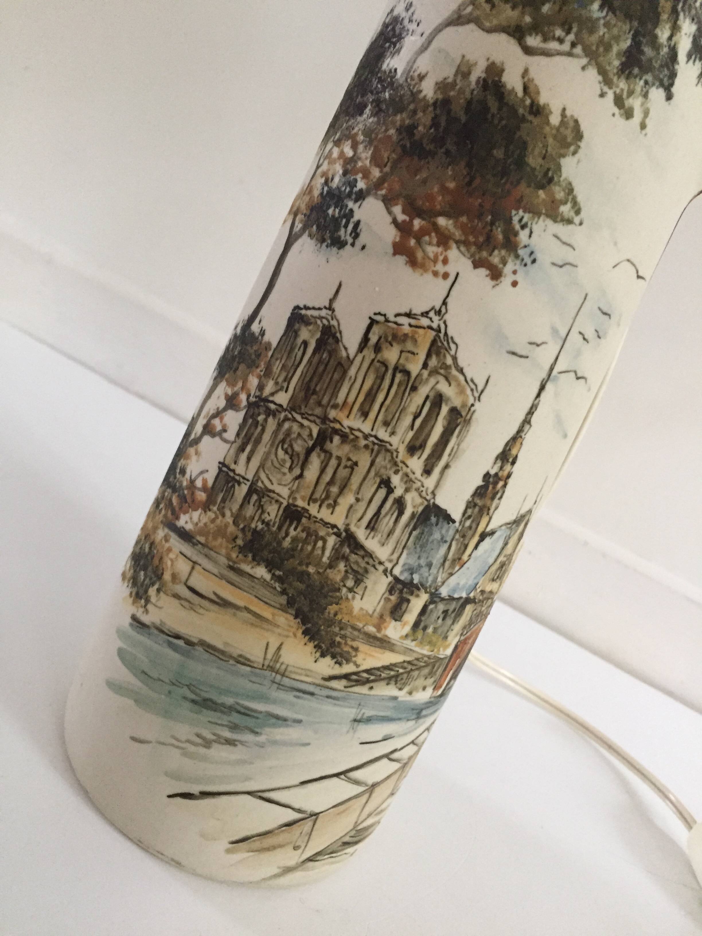 Handmade ceramic lamp by cazalas