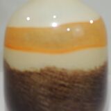 Vase à fleurs en verre  multicolore de Murano/vintage