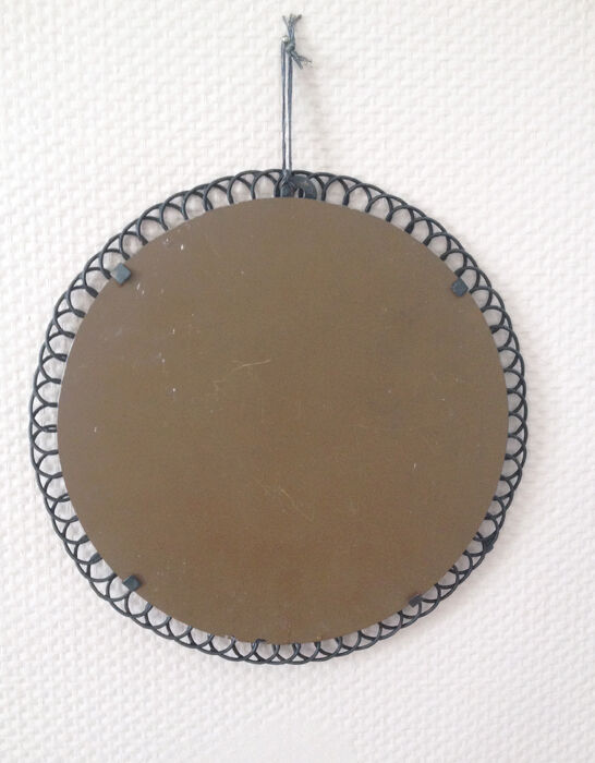 Vintage daisy mirror, 1950 27,5cm