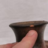 Grand bougeoir / fontaine , céramique signée jean marais