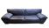 Roche Bobois brown leather sofa