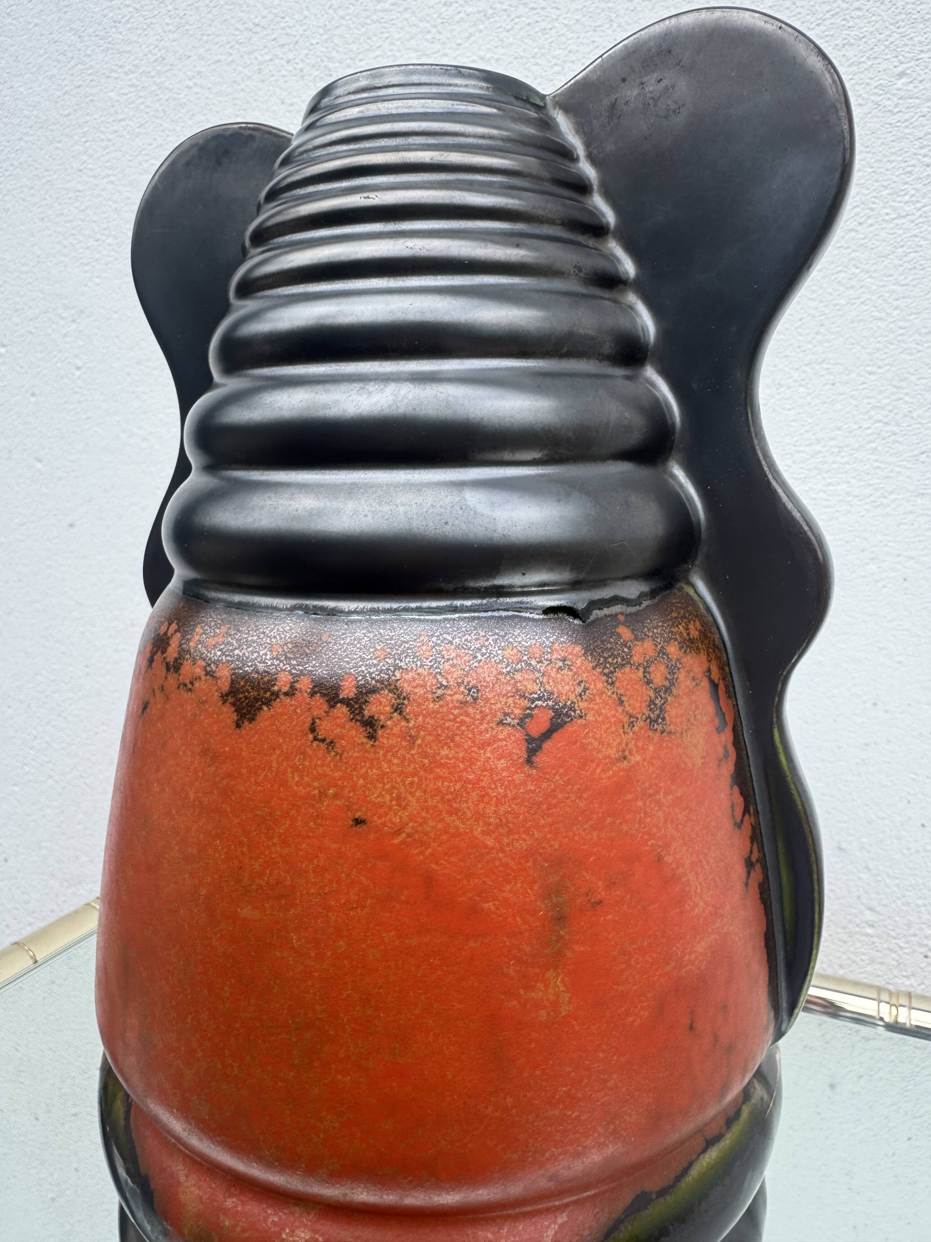 Art Deco ceramic vase Fives Lille