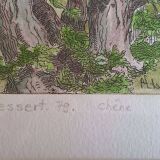 Enhanced etching - Christine Delessert - Lyonnaise school