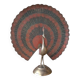 Brass peacock