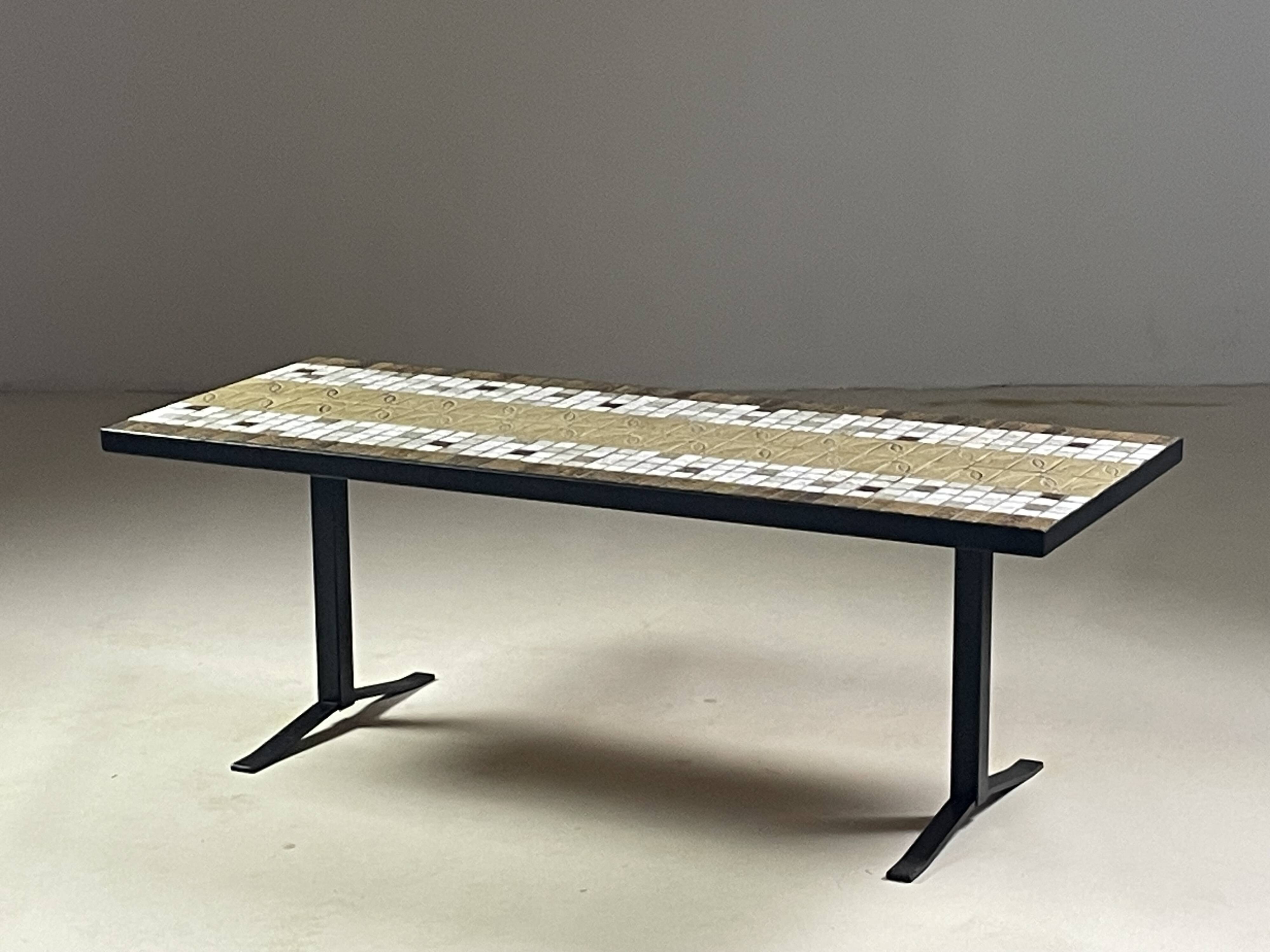 Vintage ceramic coffee table