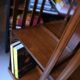Vintage English revolving library